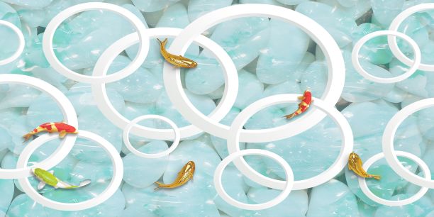 最好的现代思想在任何室内设计，3d插图图片下载