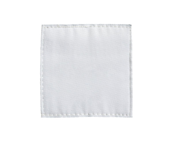 白色空白服装标签孤立在白色背景图片下载