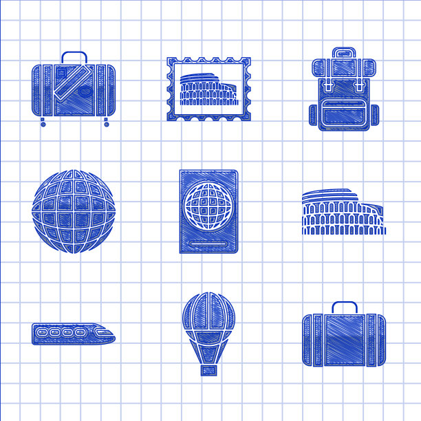 设置护照与生物识别数据热气球图片下载