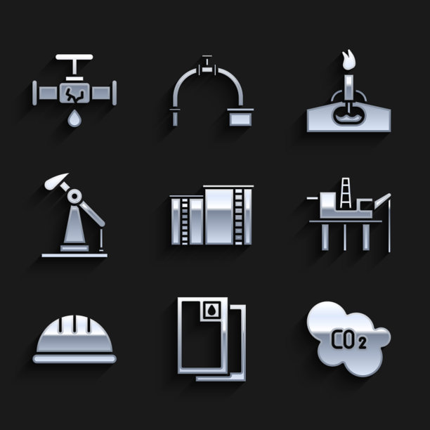 集石油工业厂房桶油图片下载