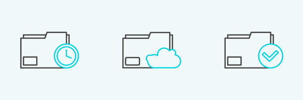 设置行文档文件夹和复选标记图片下载