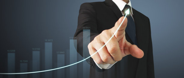 商人计划图表的增长和图表的增加图片下载