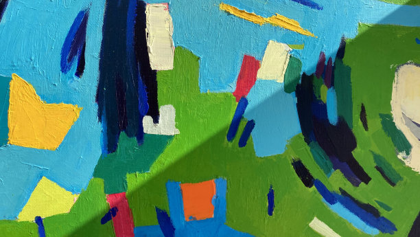 抽象生动的绘画背景。色斑。油画和丙烯画的特写。图片下载