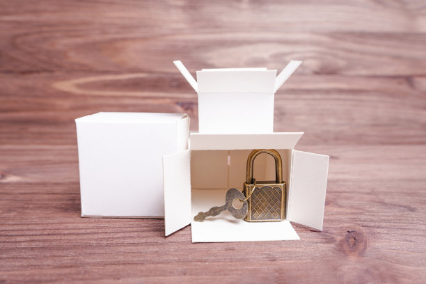 玩具运输箱和钥匙挂锁图片下载