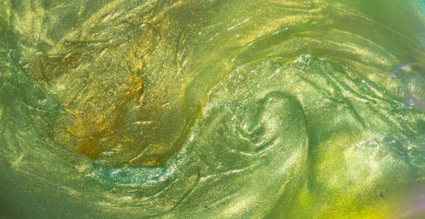 抽象质感霓虹背景透明黏液，液体艺术凝胶背景。图片下载