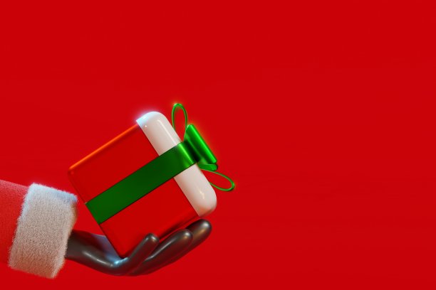 圣诞老人礼物快乐的日子图片下载