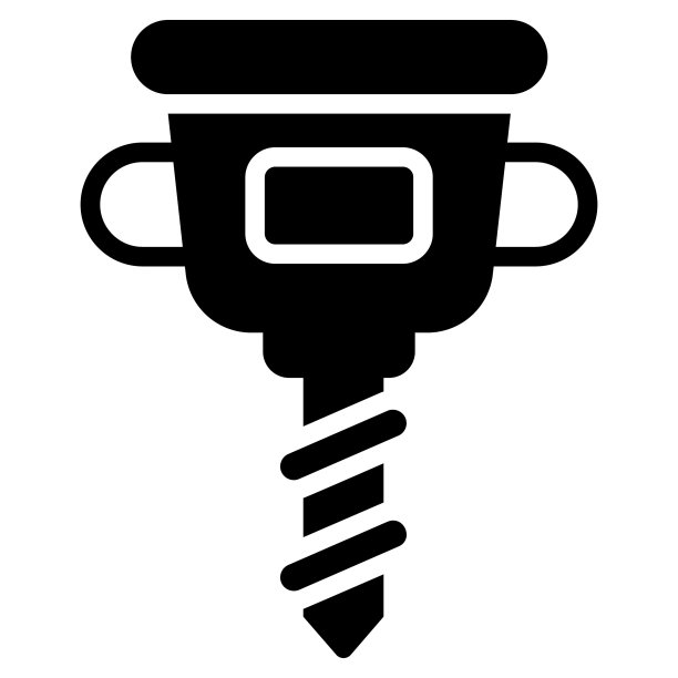 杰克锤字形图标，字形矢量设计图片下载