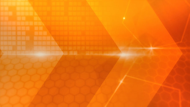 抽象橙色箭头背景图片下载