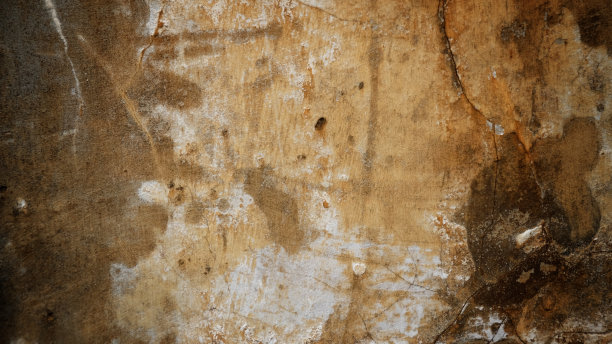 垃圾墙的纹理背景，令人毛骨悚然的黑暗旧墙图片下载