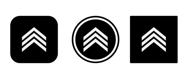 箭头图标的平面设计与移动概念和网页应用的元素。收藏现代信息图和象形图。图片下载
