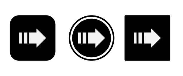 箭头图标的平面设计与移动概念和网页应用的元素。收藏现代信息图和象形图。图片下载