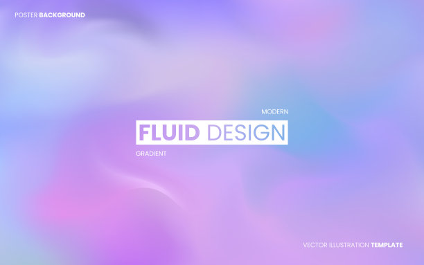 抽象模糊梯度流体矢量背景设计壁纸模板与动态颜色，波浪，和混合。未来的现代背景设计的商业，演示，广告，横幅图片下载