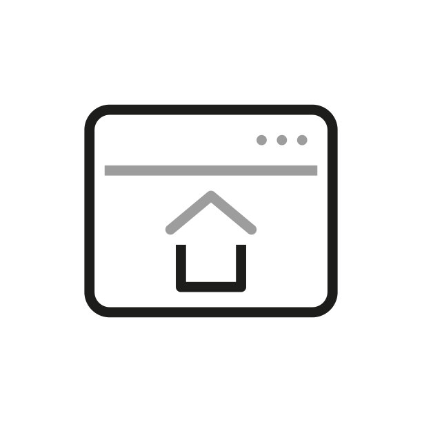 与房地产相关的简单矢量图标。互联网财产搜索图标。矢量插图。图片下载