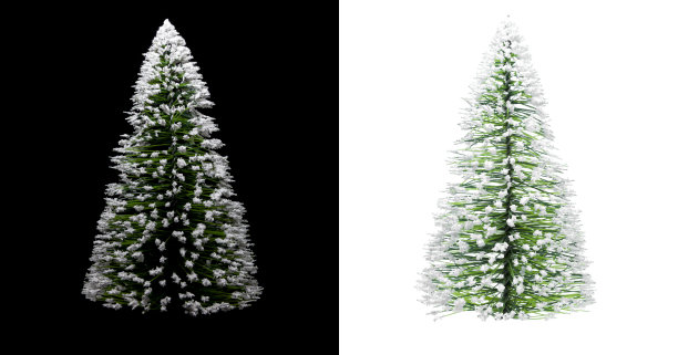 圣诞树孤立图片下载