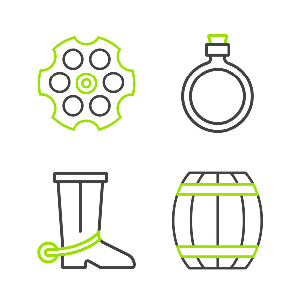 套线枪粉桶牛仔靴食堂图片下载