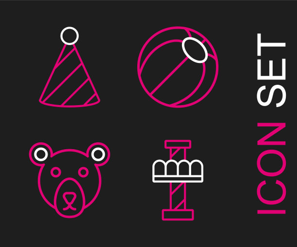 设置线景点旋转木马熊头海滩图片下载