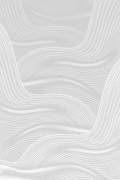 3D渲染波形白色山水画线条纹理纹理背景图片下载