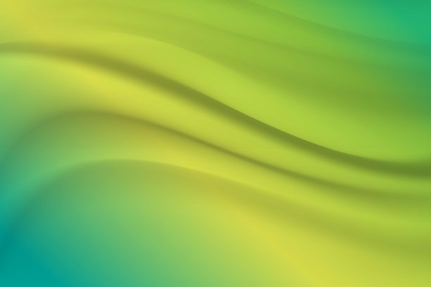 抽象的绿色平滑曲线线背景广告横幅。甜美的波背景。图片下载