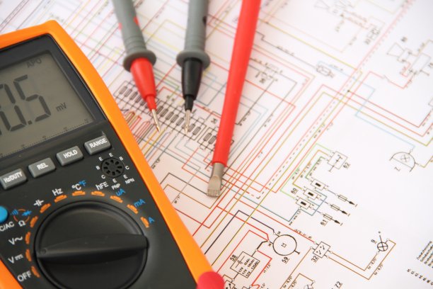 一种带有电路图的测量装置图片下载