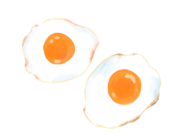 煎蛋插图图片下载