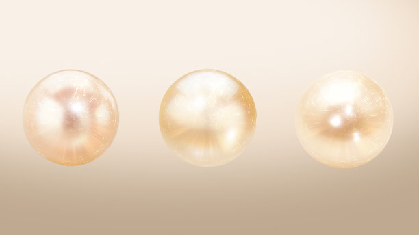 珍珠球动画运动的一种等离子球黄色魔术水晶球。图片下载