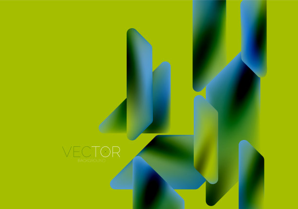 流体色彩动态几何形状抽象图片下载