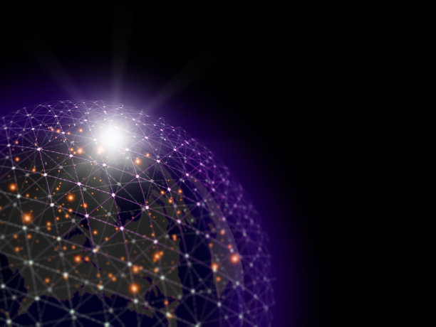 商业技术和科学的全球世界网络和电信，互联网和社交网络的连接和通信，全球活动，数据和数字交换，选择性聚焦背景图片下载