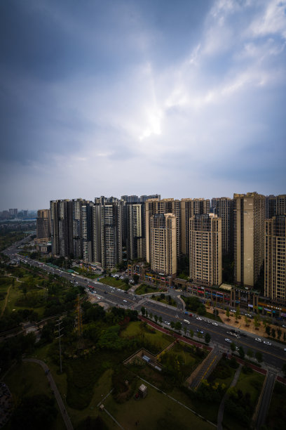 成都黄昏图片下载