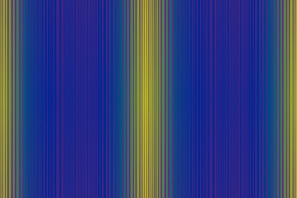 蓝色和黄色线条的迷幻插画——完美的墙纸图片下载