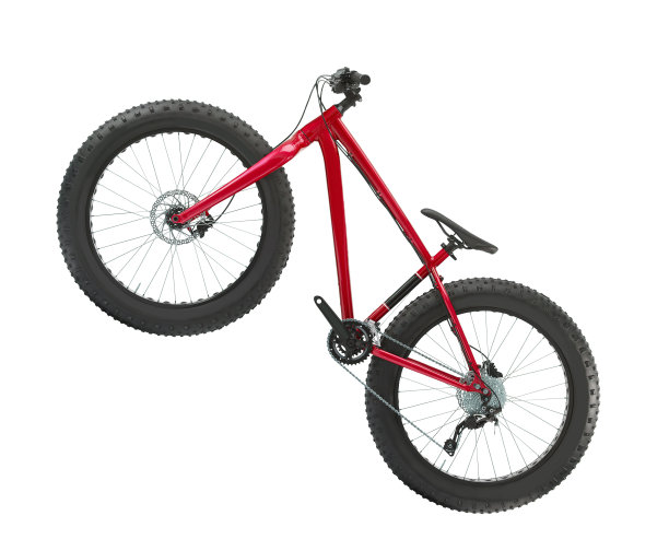 红色的山地自行车图片下载