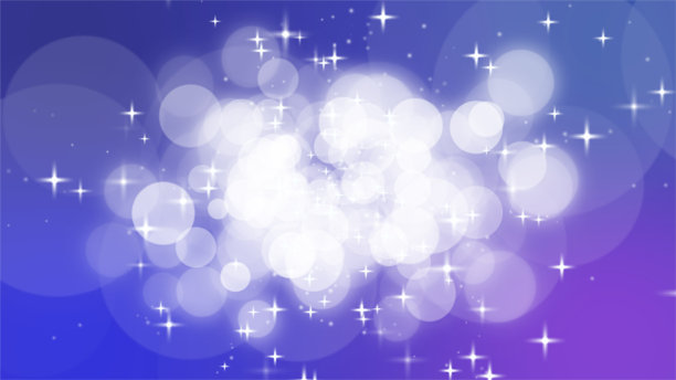 星光和散景的深蓝色抽象框架图片下载