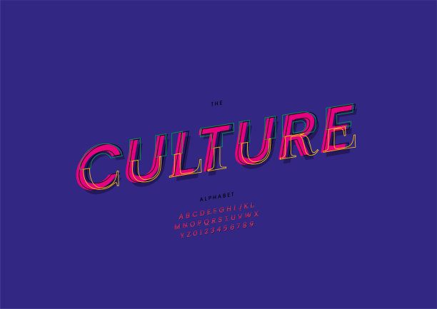 文化的字母图片下载