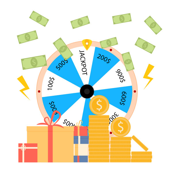 中彩票、轮财、赌博游戏奖图片下载