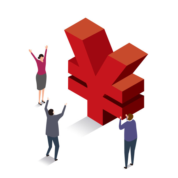 男人和女人喜欢等距圆的插图图片下载