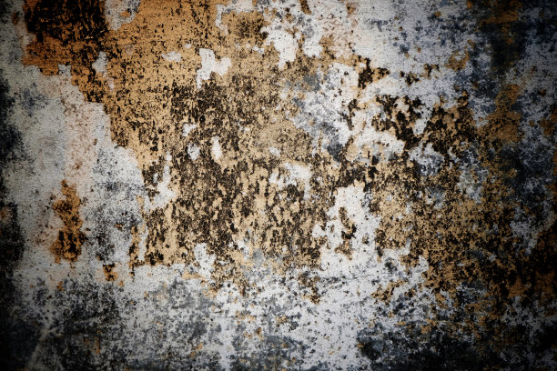 旧墙的纹理背景充满污渍和划痕，垃圾的纹理背景图片下载