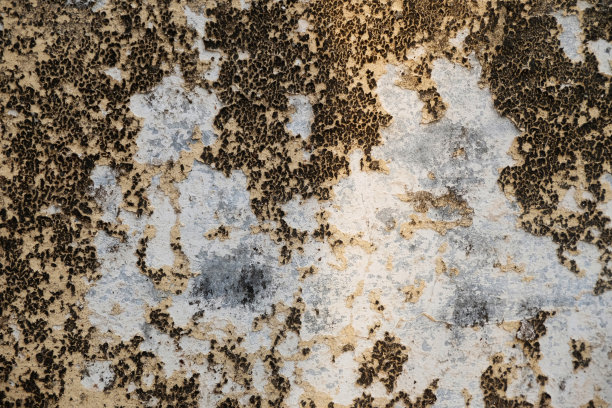 旧墙的纹理背景充满污渍和划痕，垃圾的纹理背景图片下载