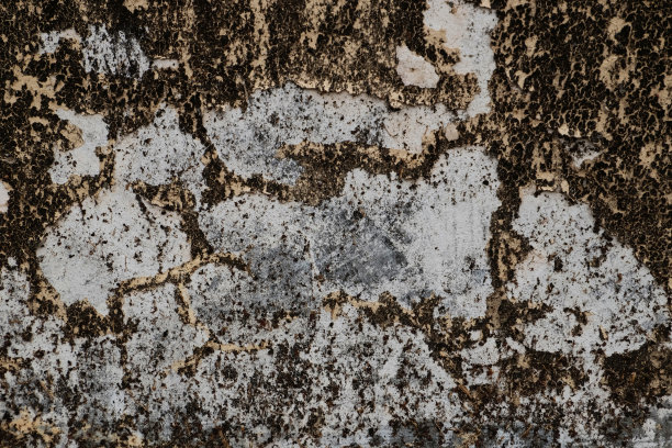 旧墙的纹理背景充满污渍和划痕，垃圾的纹理背景图片下载