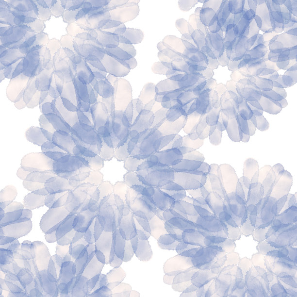 抽象的背景。无缝模式与抽象水彩花在白色。完美的设计模板，墙纸，包装，织物和纺织品。图片下载