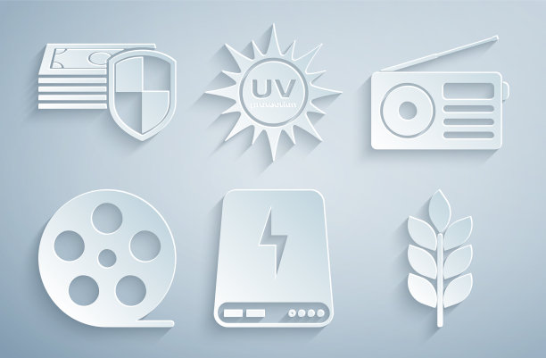 设置电源银行，收音机，薄膜卷小麦uv图片下载