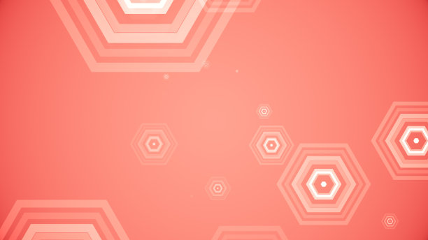 六边形在色彩斑斓的背景上拔地而起图片下载