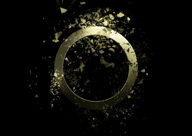 漫射光圆的三维插图图片下载