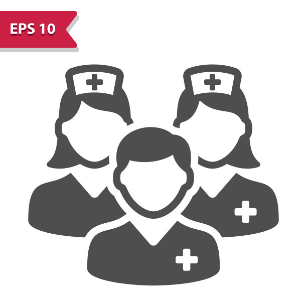 医疗队图标。医生、护士图片下载