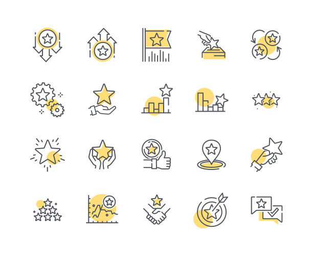 星级图标套装图片下载