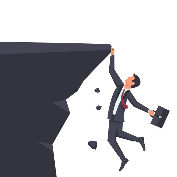 动机商人爬了上去。励志标语。向量。图片下载