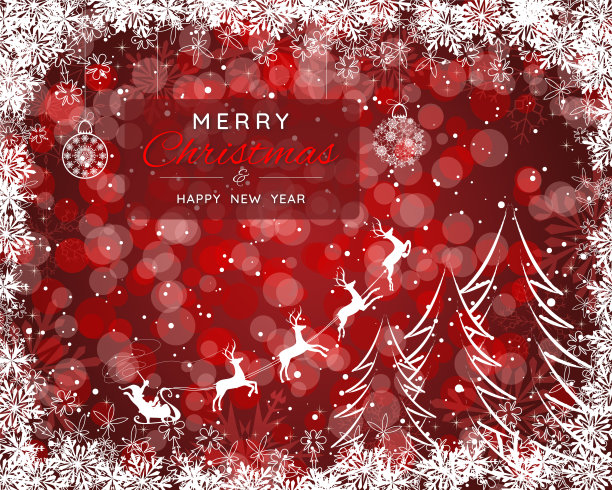 圣诞节的旗帜图片下载