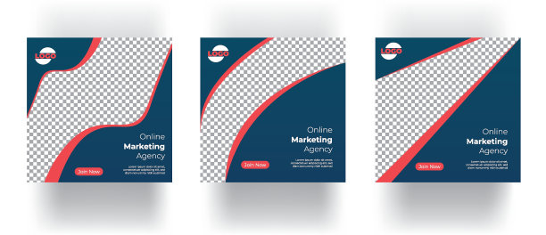 数字营销模板设计-彩色渐变图片下载