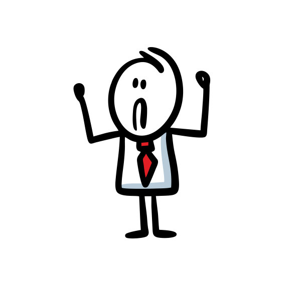 办公室职员举起手，脸上带着放弃的表情。图片下载