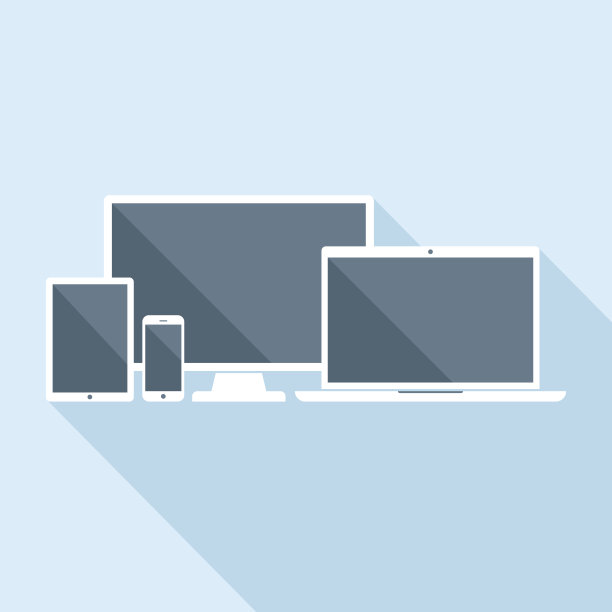 平板电脑，笔记本电脑，智能手机和台式电脑模型图片下载