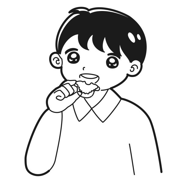 儿童牙齿矫正器具的插图图片下载