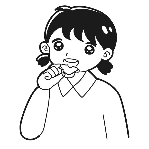 儿童牙齿矫正器具的插图图片下载